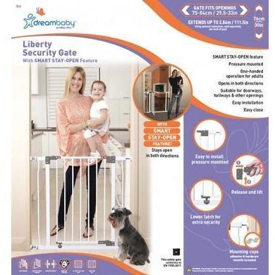 Dreambaby Liberty Security Gate with Smart Stay Open Feature - Molly's Baby Room