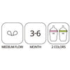 Comotomo Natural Feel Baby Bottle Twin Pack 250Ml - Molly's Baby Room