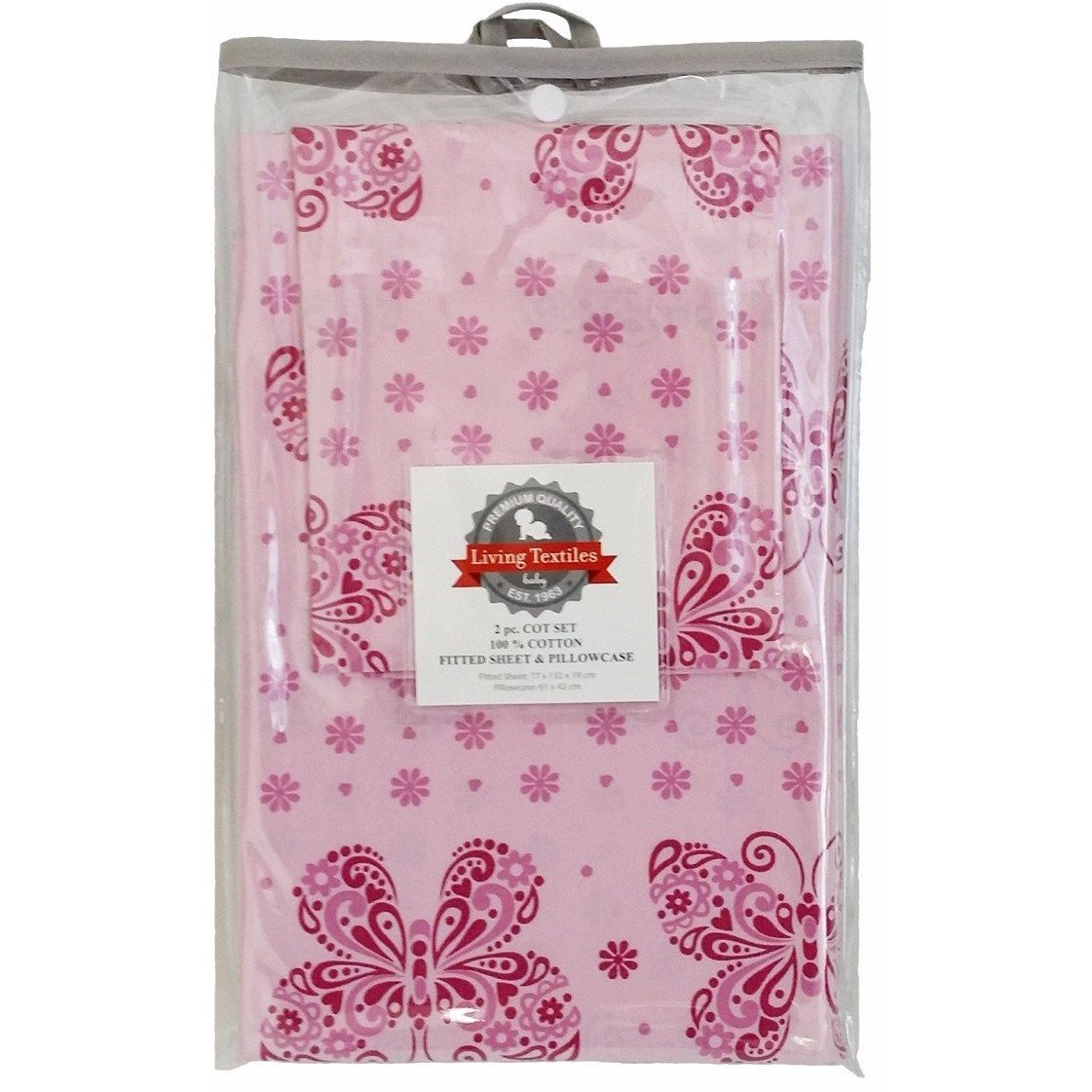 Living Textiles 2-piece Cot Sheet Set - Molly's Baby Room