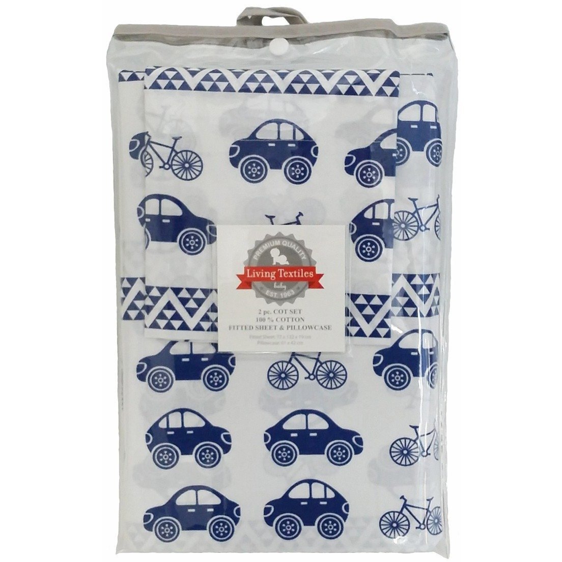 Living Textiles 2-piece Cot Sheet Set - Molly's Baby Room