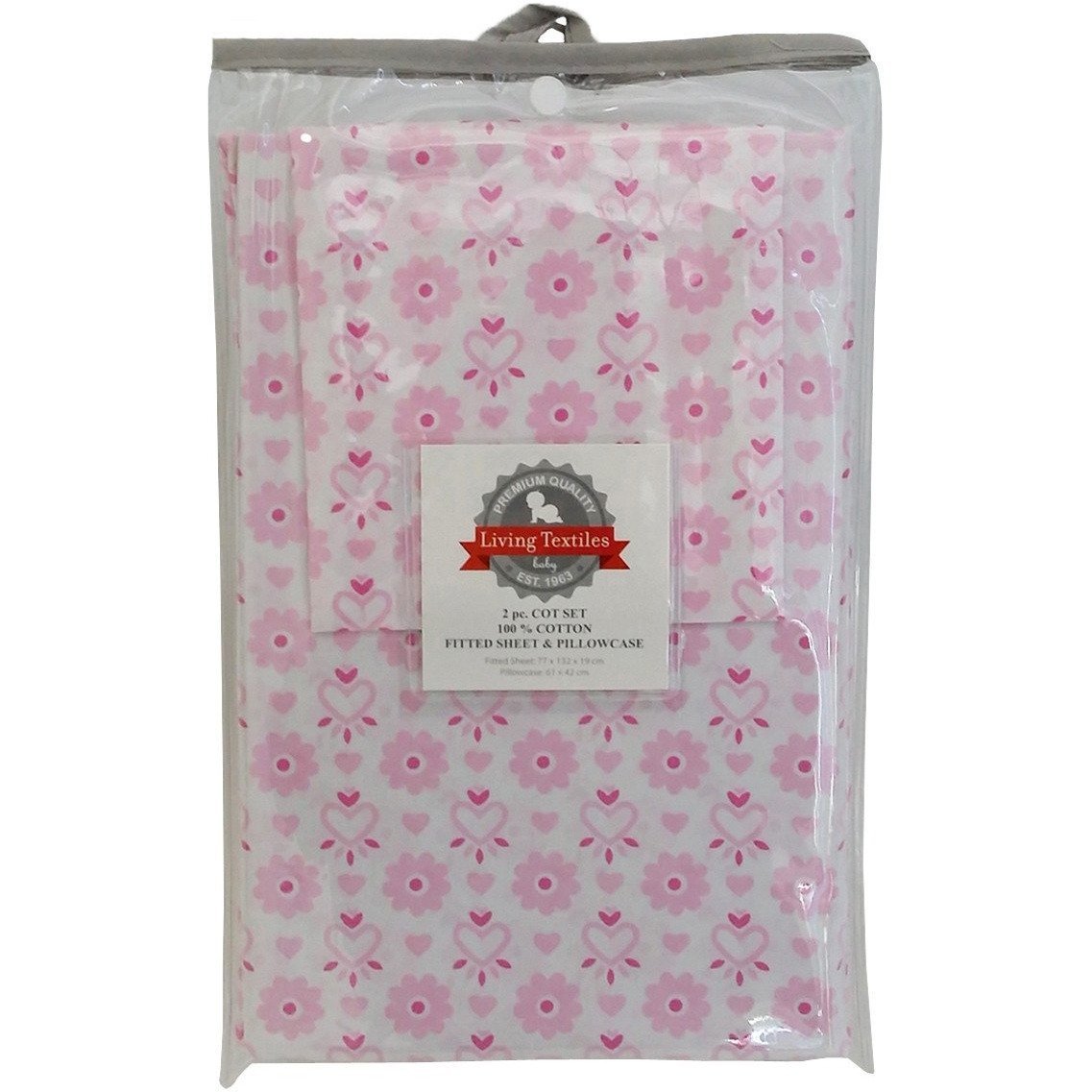 Living Textiles 2-piece Cot Sheet Set - Molly's Baby Room