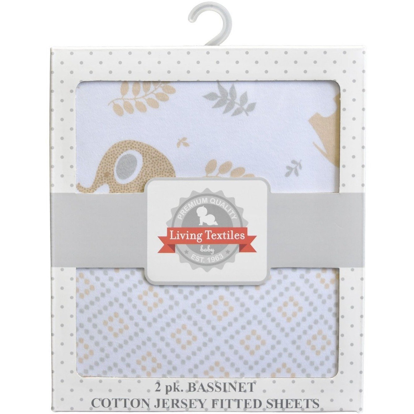 2-pack Jersey Bassinet Fitted Sheets - Molly's Baby Room