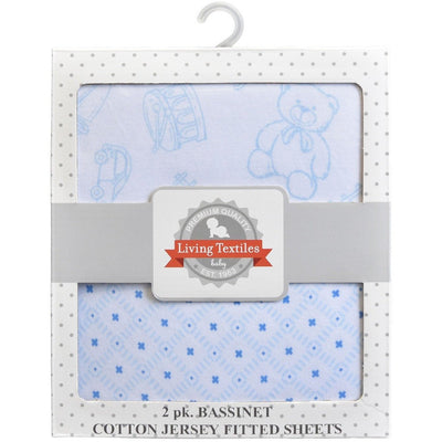 2-pack Jersey Bassinet Fitted Sheets - Molly's Baby Room