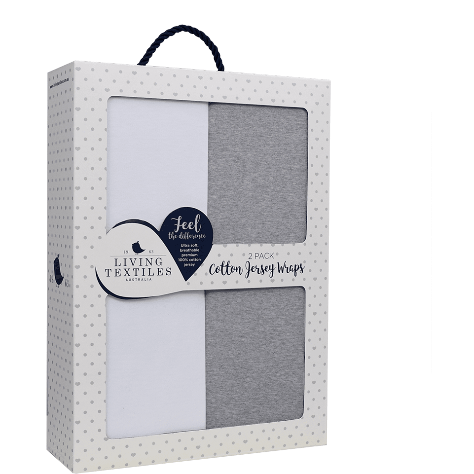 Living Textiles 2-Pack Jersey Wraps - Molly's Baby Room