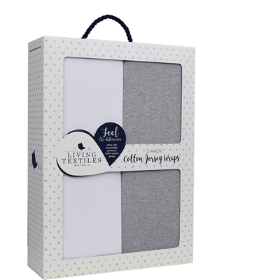 Living Textiles 2-Pack Jersey Wraps - Molly's Baby Room