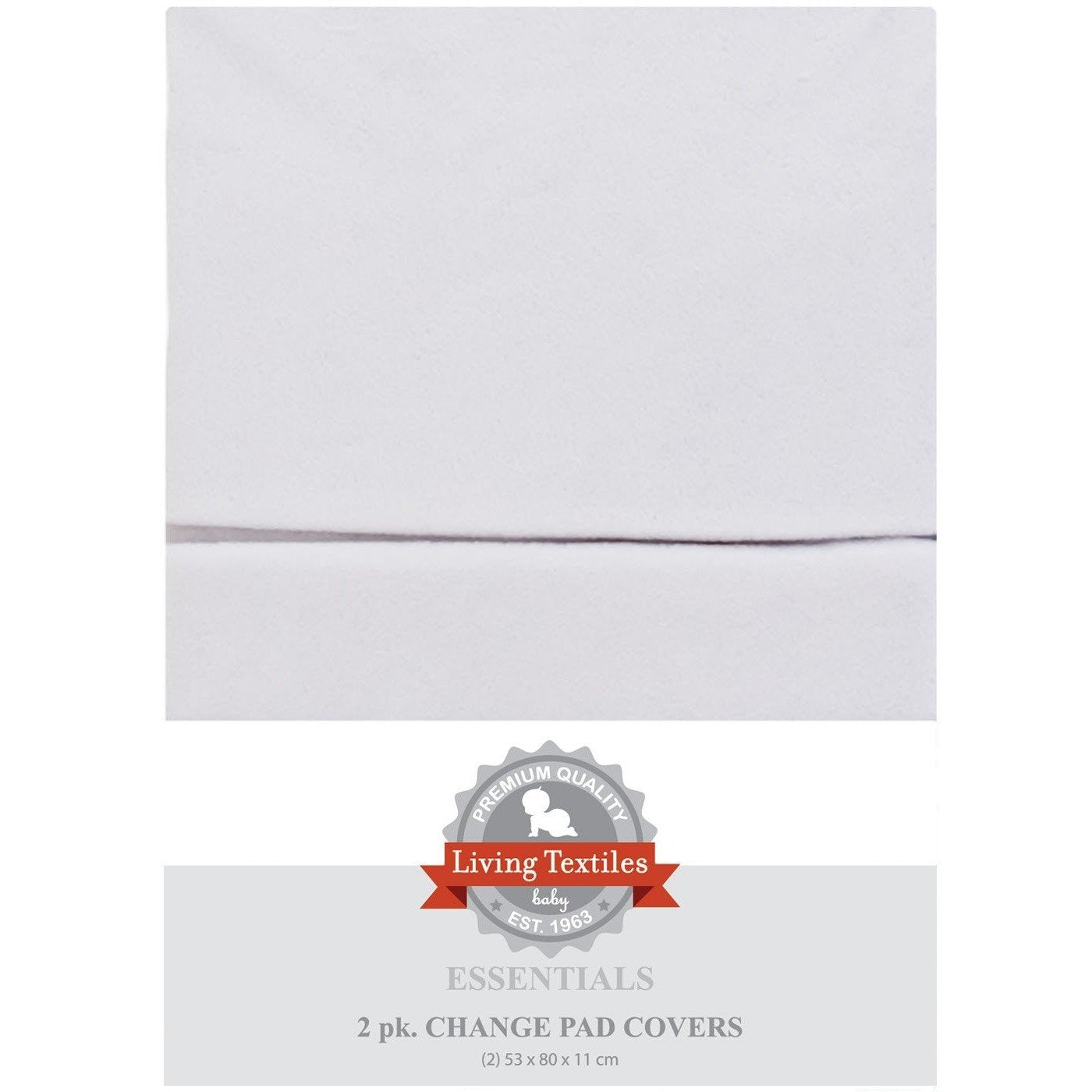 Living Textiles 2 pack- Change Mat Cover - Terry towelling - Molly's Baby Room