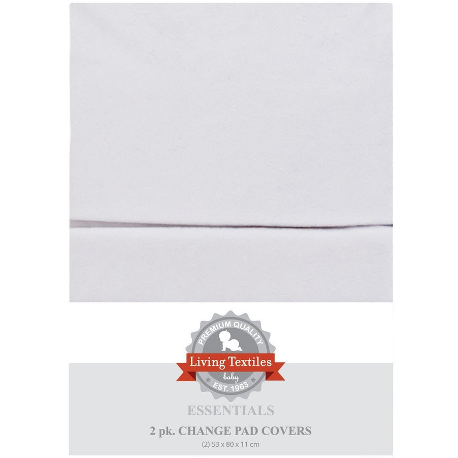 Living Textiles 2 pack- Change Mat Cover - Terry towelling - Molly's Baby Room