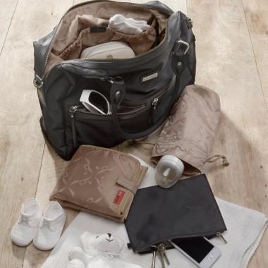 Storksak Caroline Leather Nappy Bag - Molly's Baby Room