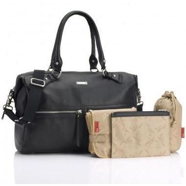 Storksak Caroline Leather Nappy Bag - Molly's Baby Room
