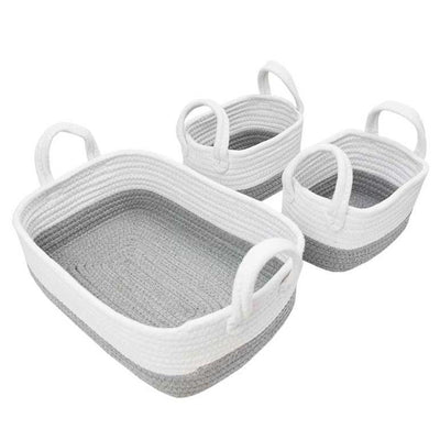 3pc Rope Storage Set - Molly's Baby Room