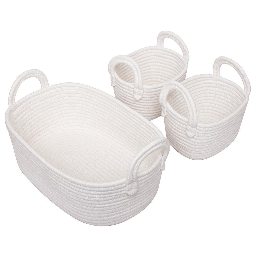 3pc Rope Storage Set - Molly's Baby Room
