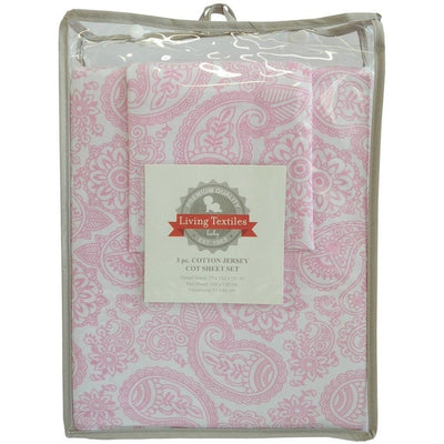 Living Textiles 3 Piece Cot Set - Jersey - Molly's Baby Room