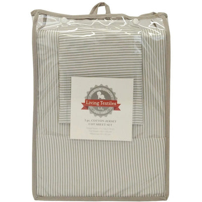 Living Textiles 3-piece Jersey Cot Sheet Set - Molly's Baby Room