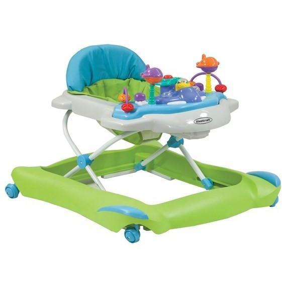 STEELCRAFT JETTA BABY WALKER SPRING GREEN - Molly's Baby Room