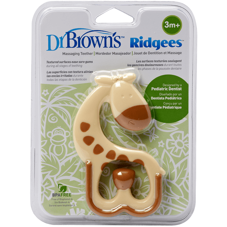 Dr Brown's Massaging Teether Giraffe Ridgees - Molly's Baby Room