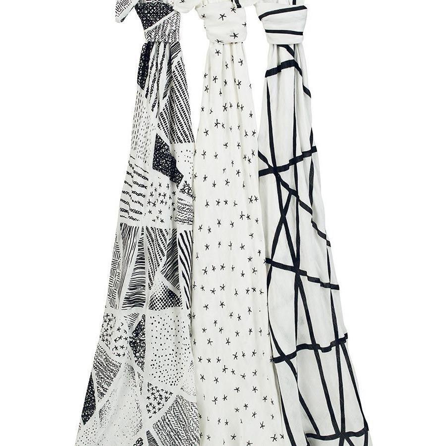 Aden & Anais Bamboo Swaddles - 3 pack - Molly's Baby Room