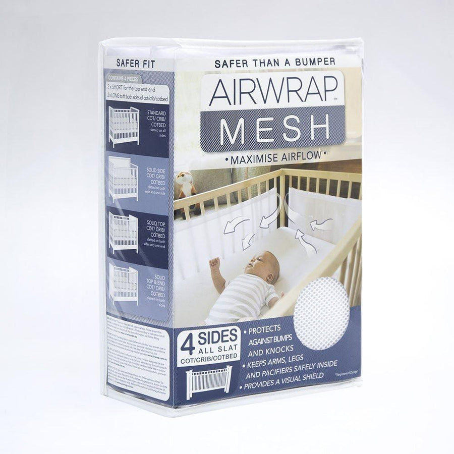 AIRWRAP Mesh - 4 Sides - White - Molly's Baby Room