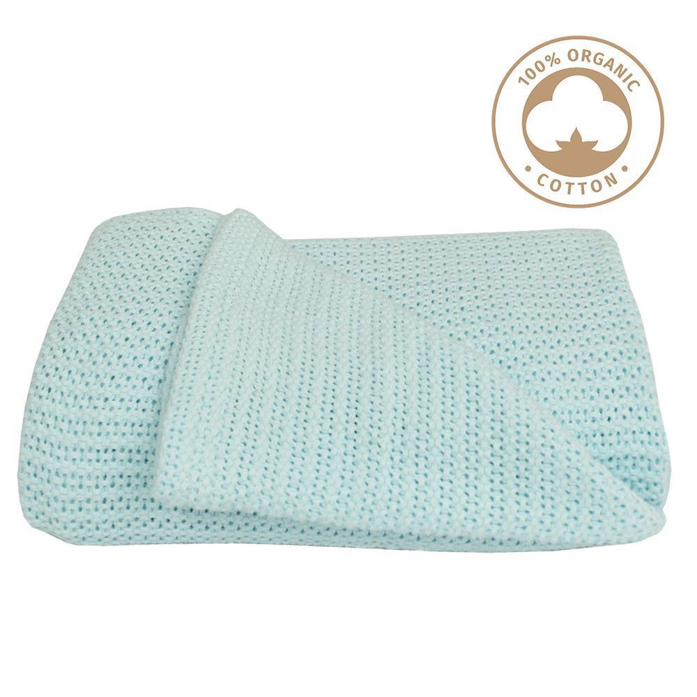Living Textiles Organic Bassinet/Cradle Cellular Blanket - Molly's Baby Room