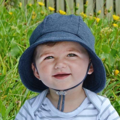 Bedhead Baby Bucket Hat - Denim UPF50+ - Molly's Baby Room
