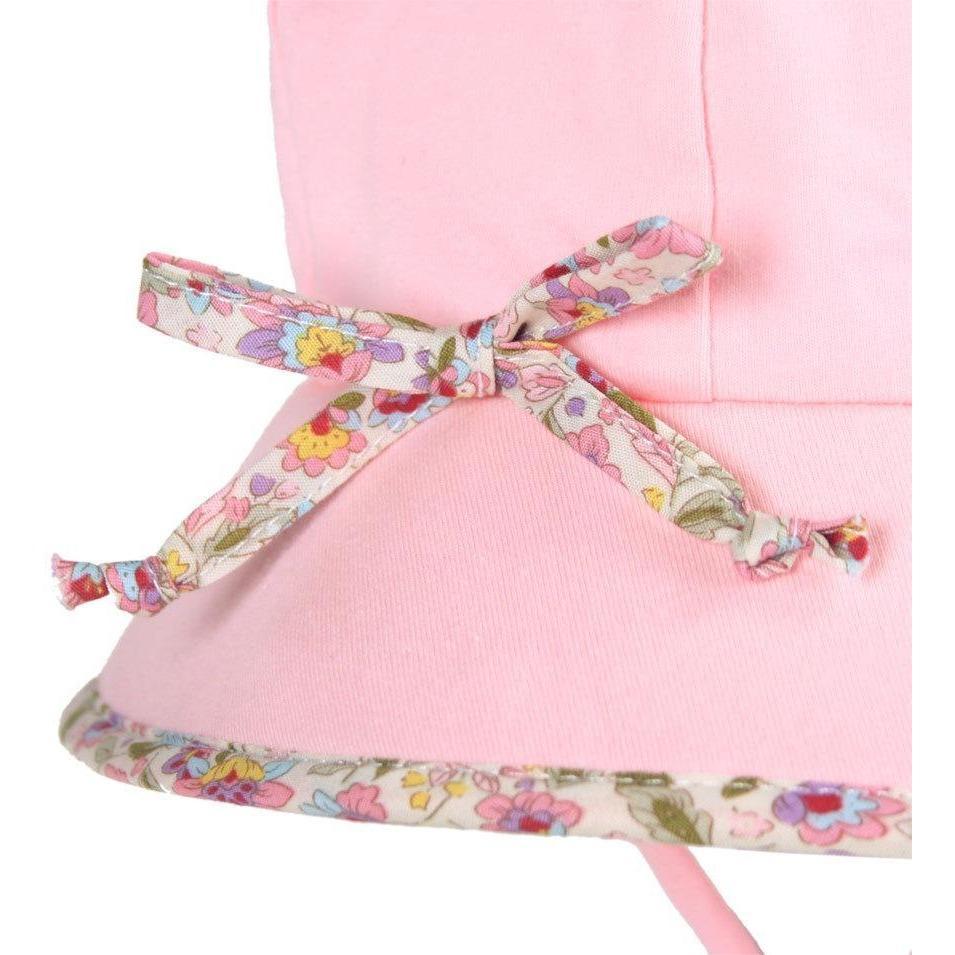 Bedhead Paisley Trimmed Baby Bucket Hat with Strap - Molly's Baby Room