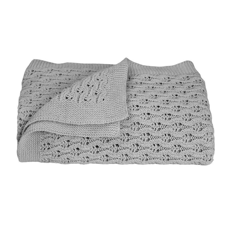 Living Textiles Lattice Baby Shawl - Molly's Baby Room