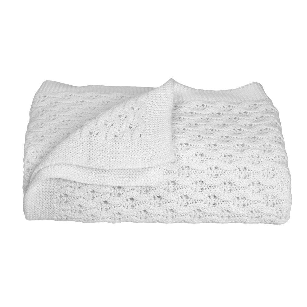 Living Textiles Lattice Baby Shawl - Molly's Baby Room