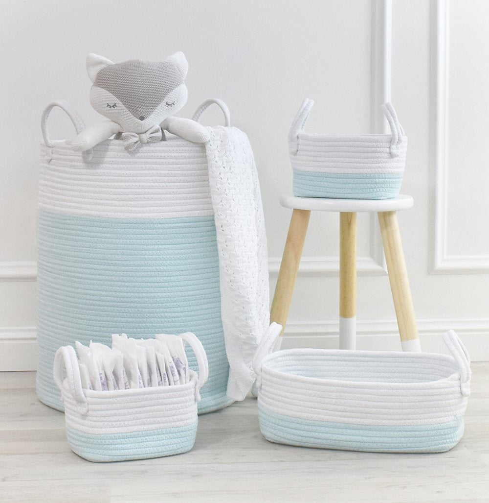 Cotton Rope Hamper - Molly's Baby Room
