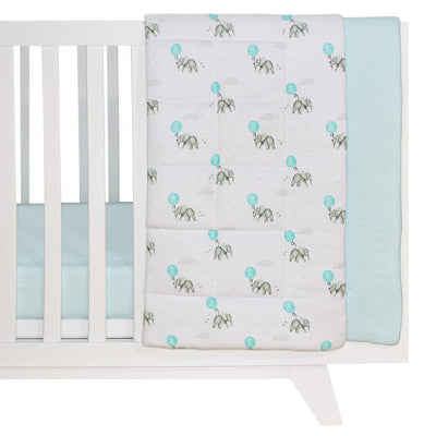 Living Textiles Reversible Jersey Cot Comforter - Molly's Baby Room