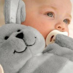 Sleepytot Dummy Bunny , Dummy rabbit, Grey Bunny