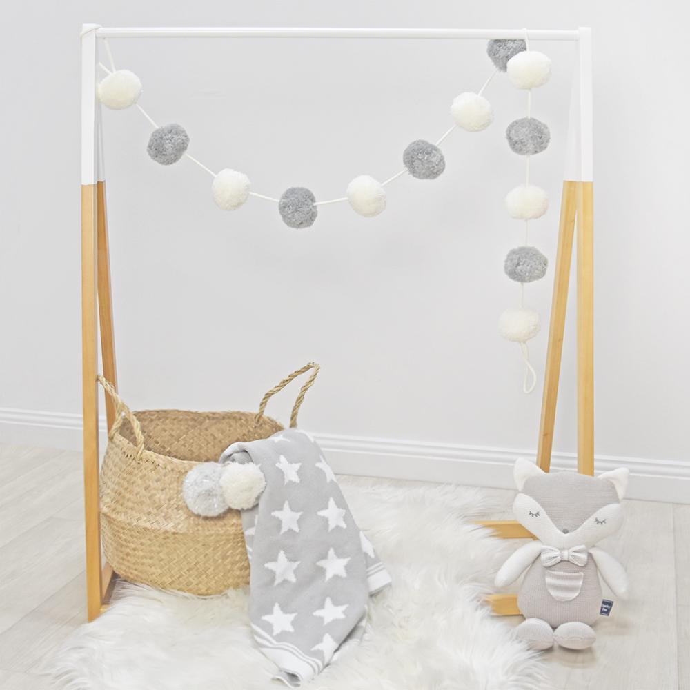 Living Textiles Pompom Garland - Molly's Baby Room