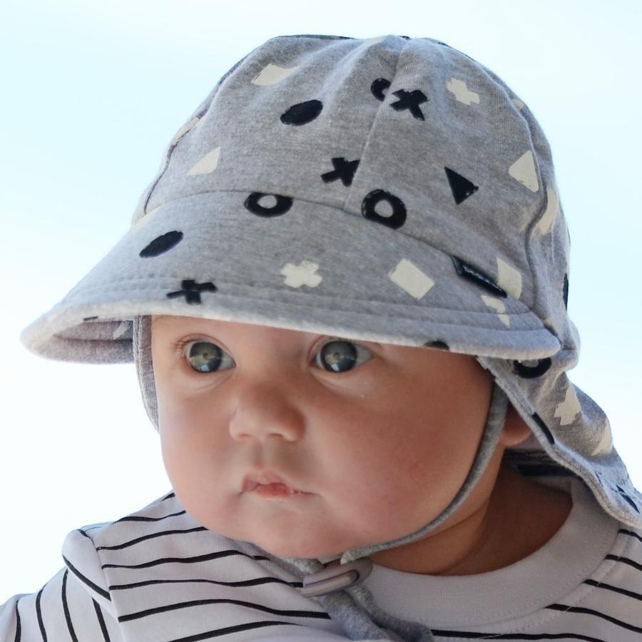 Bedhead Boys Legionnaire Hat 'Shapes' Print - Molly's Baby Room