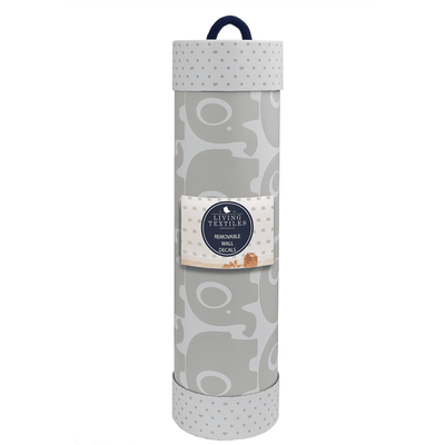 Living Textiles Wall Decals - Grey Elephants - Molly's Baby Room