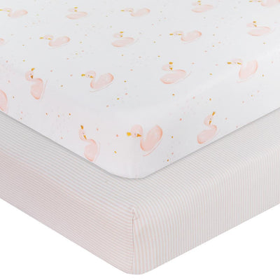 Living Textiles 2-Pack Jersey Cot Fitted Sheet