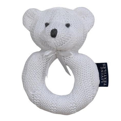 Living Textiles Cable Knit Rattle - Molly's Baby Room