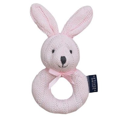 Living Textiles Cable Knit Rattle - Molly's Baby Room
