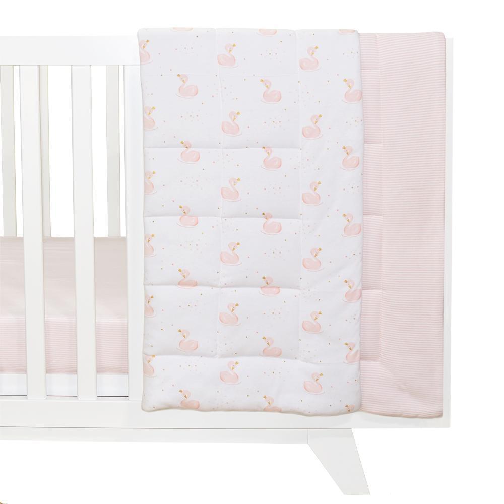 Living Textiles Reversible Jersey Cot Comforter - Molly's Baby Room