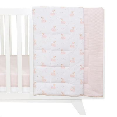 Living Textiles Reversible Jersey Cot Comforter - Molly's Baby Room