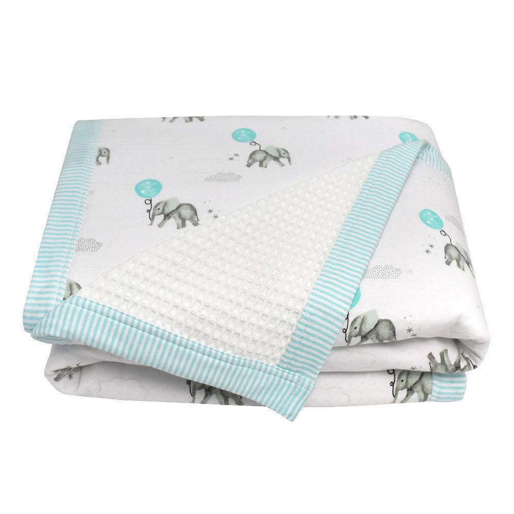 Living Textiles Waffle Jersey Cot Blanket - Molly's Baby Room