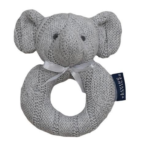 Living Textiles Cable Knit Rattle - Molly's Baby Room