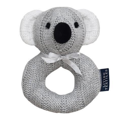Living Textiles Cable Knit Rattle - Molly's Baby Room