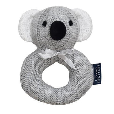 Living Textiles Cable Knit Rattle - Molly's Baby Room