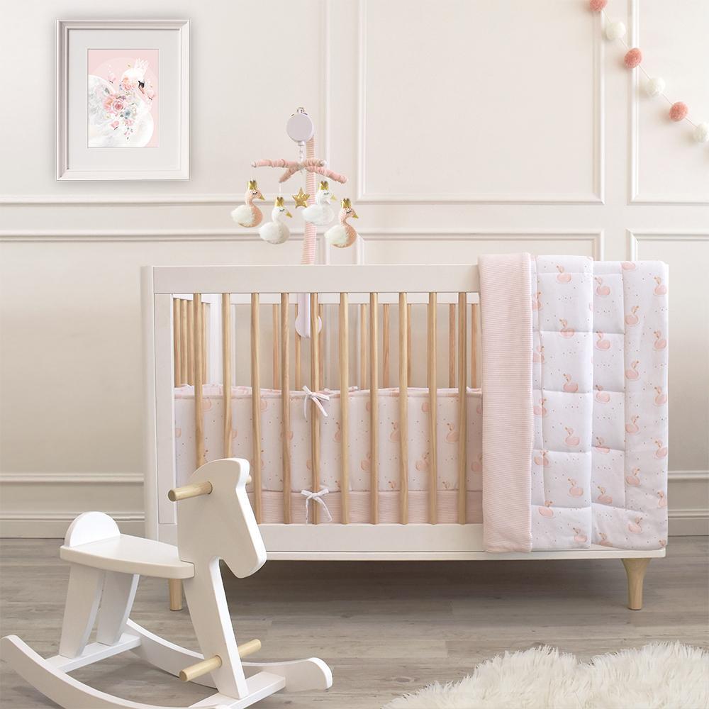 Living Textiles Reversible Jersey Cot Comforter - Molly's Baby Room