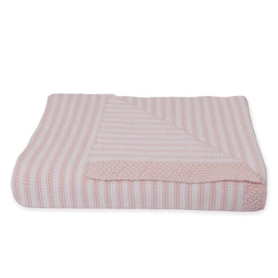 Living Textiles Knitted Stripe Blanket - Molly's Baby Room
