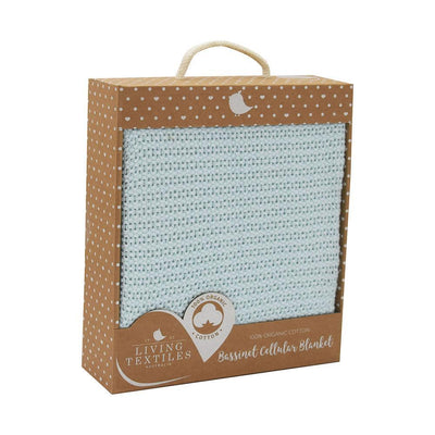 Living Textiles Organic Bassinet/Cradle Cellular Blanket - Molly's Baby Room