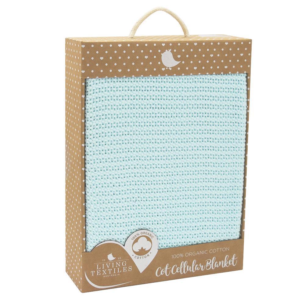 Living Textiles Organic Cot Cellular Blanket - Molly's Baby Room