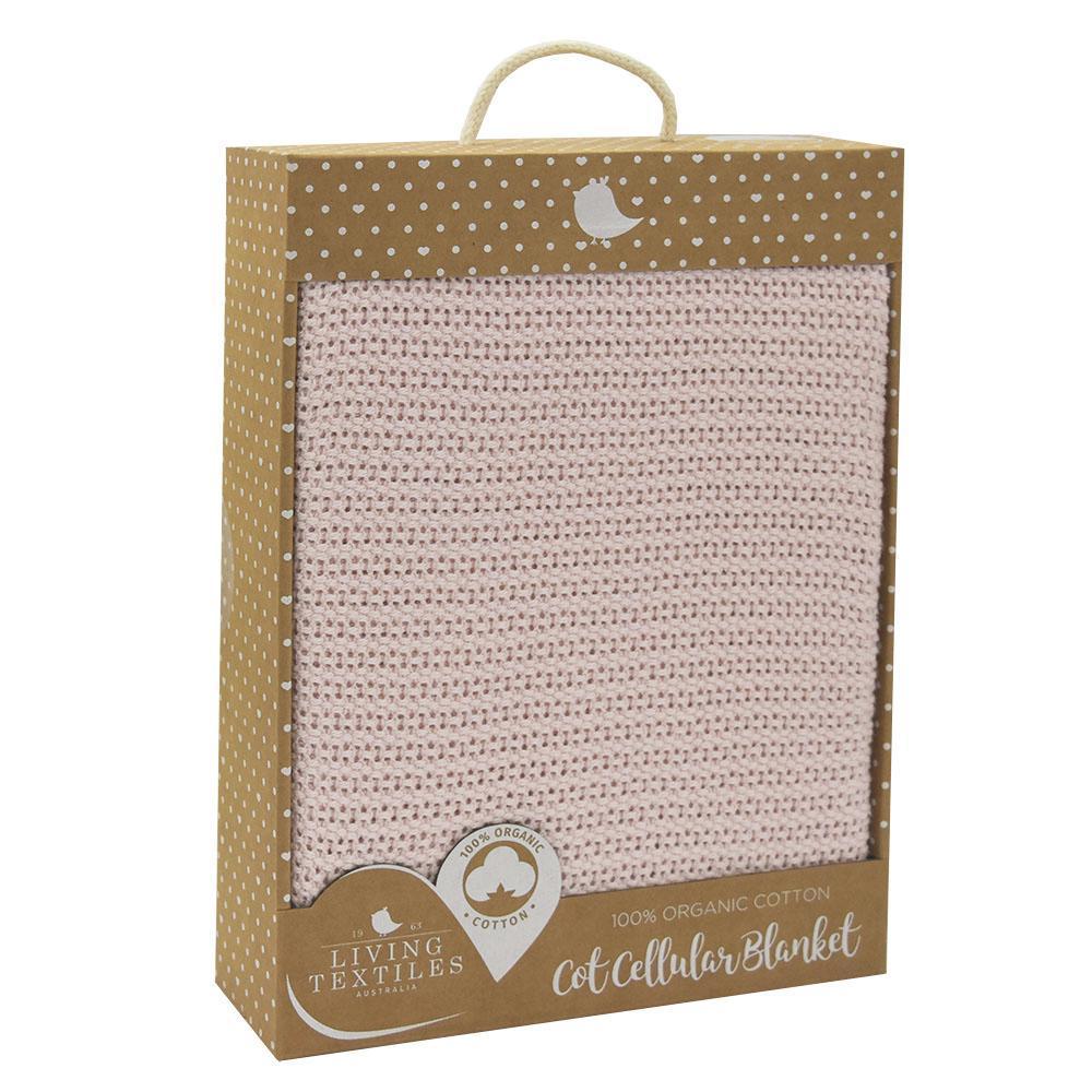 Living Textiles Organic Cot Cellular Blanket - Molly's Baby Room