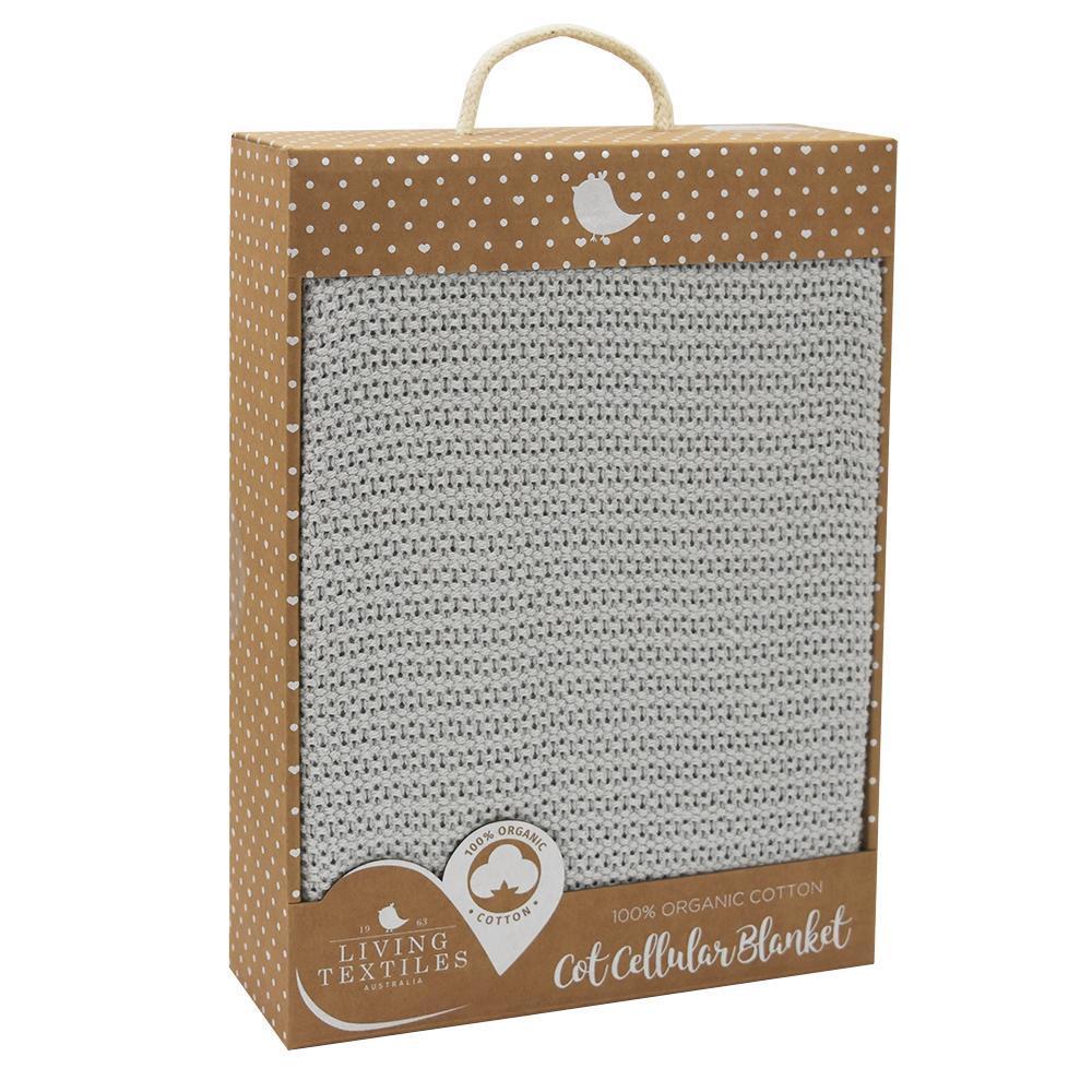 Living Textiles Organic Cot Cellular Blanket - Molly's Baby Room