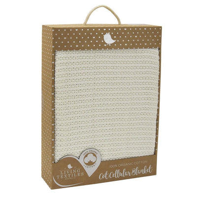 Living Textiles Organic Cot Cellular Blanket - Molly's Baby Room