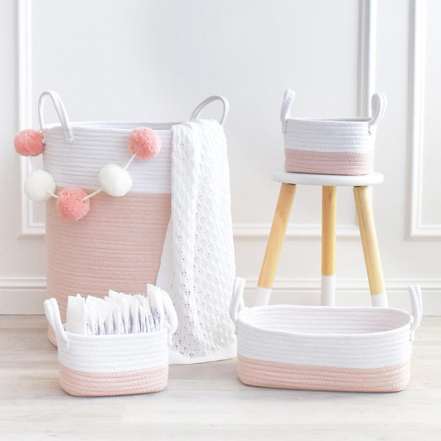 Cotton Rope Hamper - Molly's Baby Room