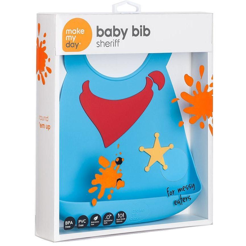 Make My Day Baby Bibs - Sheriff - Molly's Baby Room